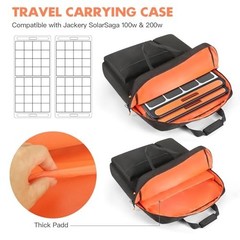 Travel Carrying Case for Jackery SolarSaga 100W/200W – Double-Layer Solar Panel