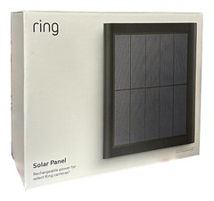 Ring 4W 2nd Generation Solar Panel for Select Ring Security Cameras – Black