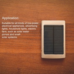 DMiotech 5 Pack 6V 60mA 72mm x 45mm Mini Solar Panel Cell for DIY Electric Po…