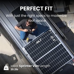 ACOPOWER Solar Panel 175Watt 12 Volt,Mono High-Efficiency 175 Watt PV Module