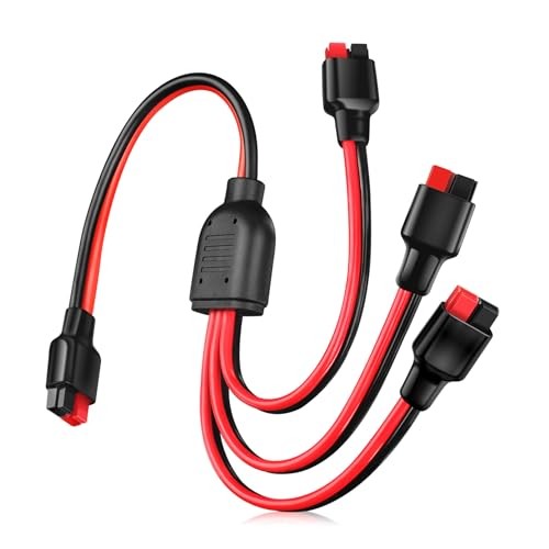 Anderson Y Splitter Cable Solar Panel Connector 1 to Anderson 1 to 3 Y Splitter