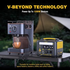 VTOMAN Jump 600X Portable Power Station 600W 299Wh Solar Generator LiFePO4