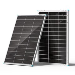 Renogy Bifacial Solar Panel 100W N-Type, 16BB 25% High-Efficiency | Double-Si…