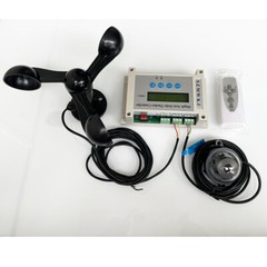 LCD Single Axis Solar Tracker Controller +Wind Sensor for Automatic Sun Tracking