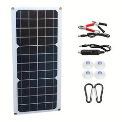 Robust 10W Portable Solar Panel with Multi Device Charging Capabilities