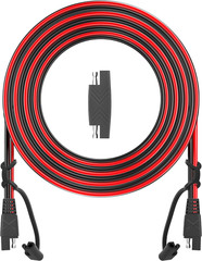SAE Input to SAE Outlet Extension Cable for Batteries Solar Panel Motorcycle 12V
