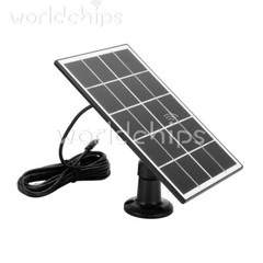8W 5V Microcrystal Solar Panel + Mounting Bracket For Security Camera Water Pump