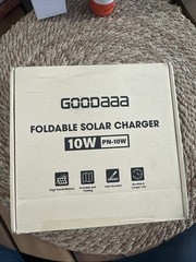 Foldable Solar Charger 10 W GOODAA Portable Solar Panel