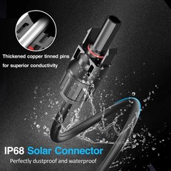 Solar Panel to XT60 Charging Cable(12AWG 9ft), Gonifeto Solar to XT60 Extensi…