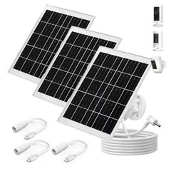 7W Ring Solar Panel is Specially Designed for Spotlight Cam Battery and Ring