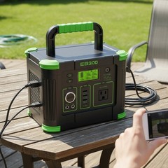 Portable 288Wh Solar Power Station – 330W Output for Camping and Travel