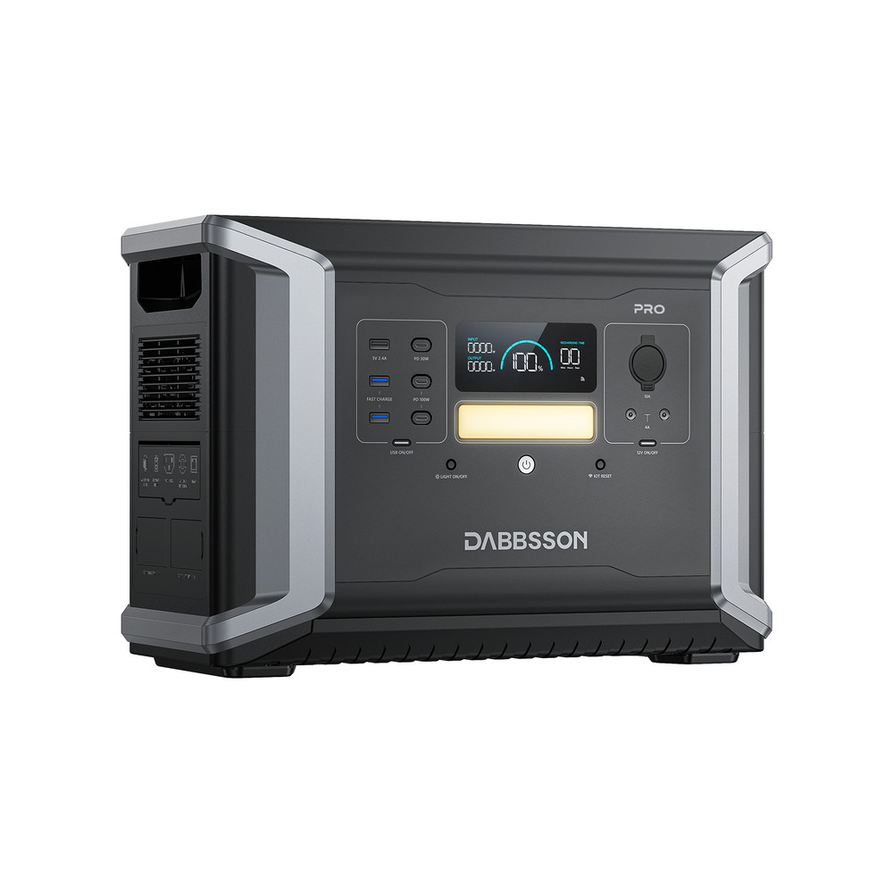 Dabbsson 2150Wh 2400W Power Station Solar Generator DBS2100Pro LFP Home Backup