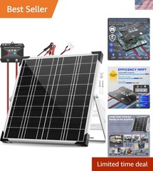 Durable 20W MPPT Solar Charger with Waterproof Design – Extend Your Battery Life