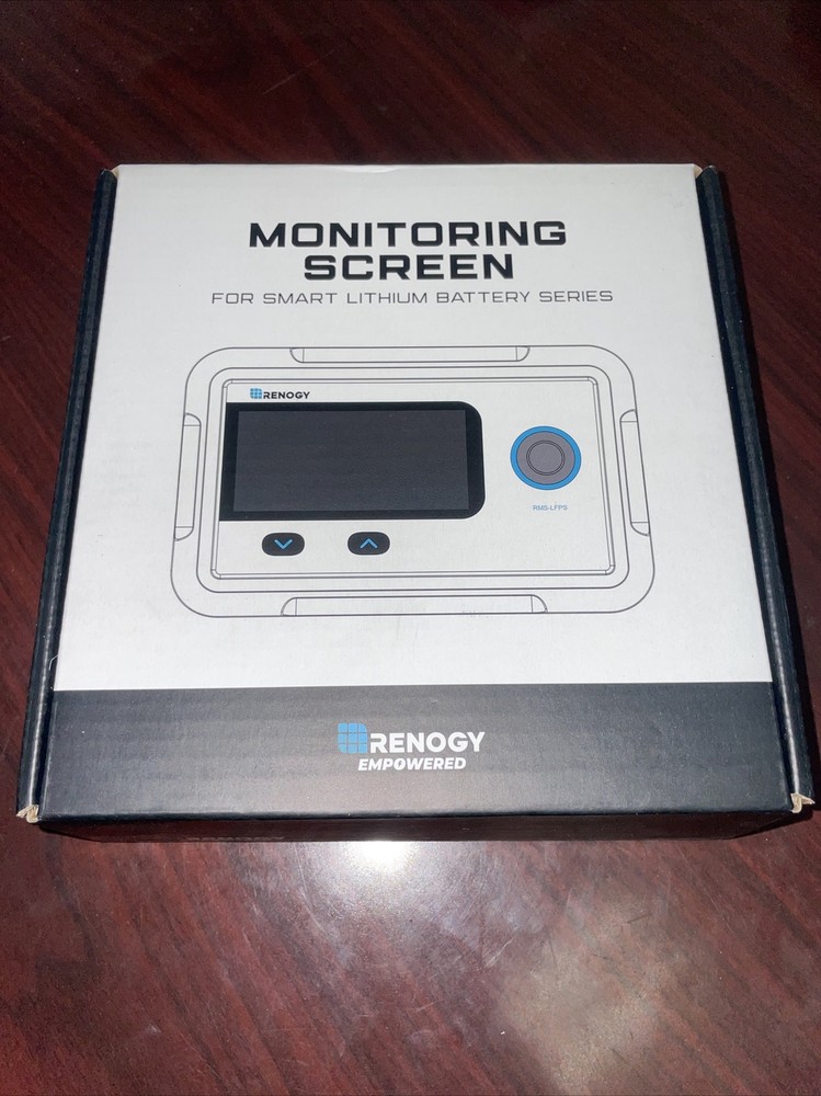 Monitoring Screen for Smart Lithium Battery Series – Renogy Brand New