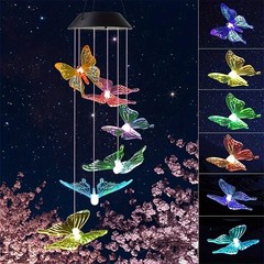 Color Changing Butterfly Dragonfly Hummingbird Solar Powered Waterproof Outdoor
