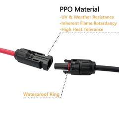 Solar Parallel Connector Y Splitter 1Y2 10 AWG Solar Cable Connector