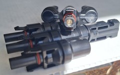 Solar Panel Connectors T Branch Connectors Cable Between Solar Panels ITEM#135