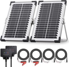 7.5W Solar Battery Maintainer & Trickle Charger 12V Waterproof Panel W/ IP68