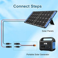 35FT Solar Panel Extension Cable XT60i-F Male Female