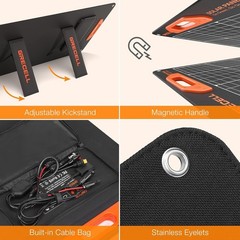 200W Portable Monocrystalline Solar Panel – Lightweight & Flexible Solar Charger