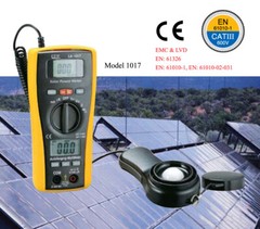 CEM LA-1017 Sun Light Solar Energy Sunlight Power Meter w/ DMM Multi-meter 2in1