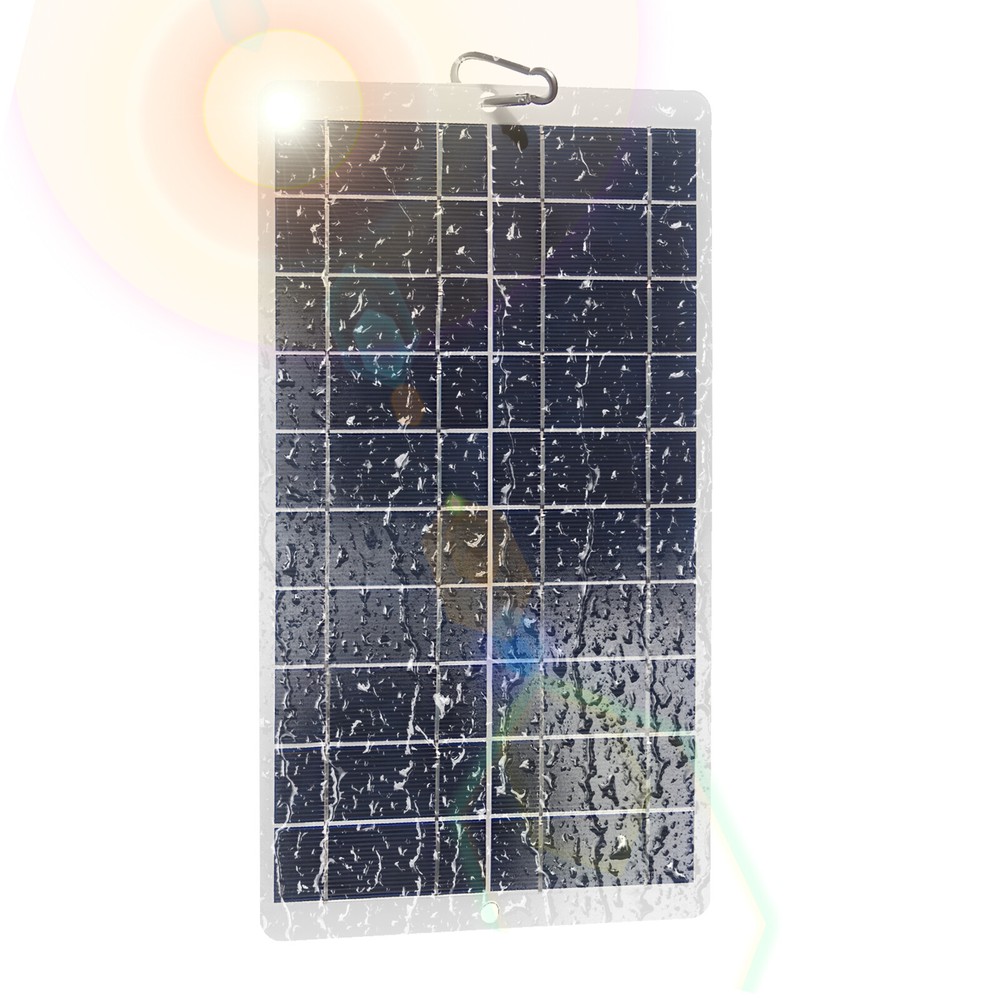 8 Watt Solar Panel – IPX6 Waterproof 5 Volt Monocrystalline Solar Panel 19% F5C7