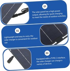 30W Solar Panel 12V Trickle Charger Battery Charger Kit Maintainer Boat Car RV