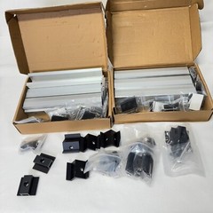 Solar Panel Bracket Kit, 12 Pcs Aluminium Mounting Rail 30mm/35mm Include