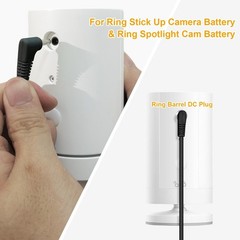 Efficient Solar Panel Charger for Ring Spotlight & Stick Up Camera – 1Pack