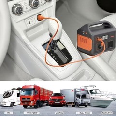14AWG Car Cigarette Lighter 12V/24V DC 8mm Charging Cable with DC7909/8020 Plug