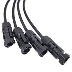 Y Branch Solar Panel Cable 4 in 1 Adapter Connector Caravan Off Grid System Wire