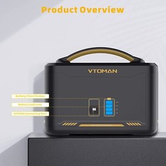 VTOMAN Jump 1500 Extra Battery 1548Wh, LiFePO4 Backup Expansion Battery