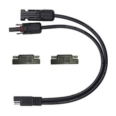 Versatile 10AWG Solar Connector Cable – MC-4 to SAE with REVERSE Polarity Kit