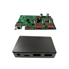 Portable Solar Voltage Regulator with Dual USB Charging Ports for Outdoor Use