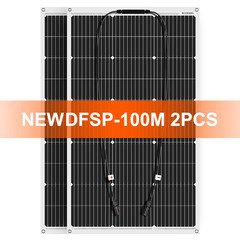 Flexible Solar Panels Waterproof Monocrystalline Solar Panel Camping RV Home Cha
