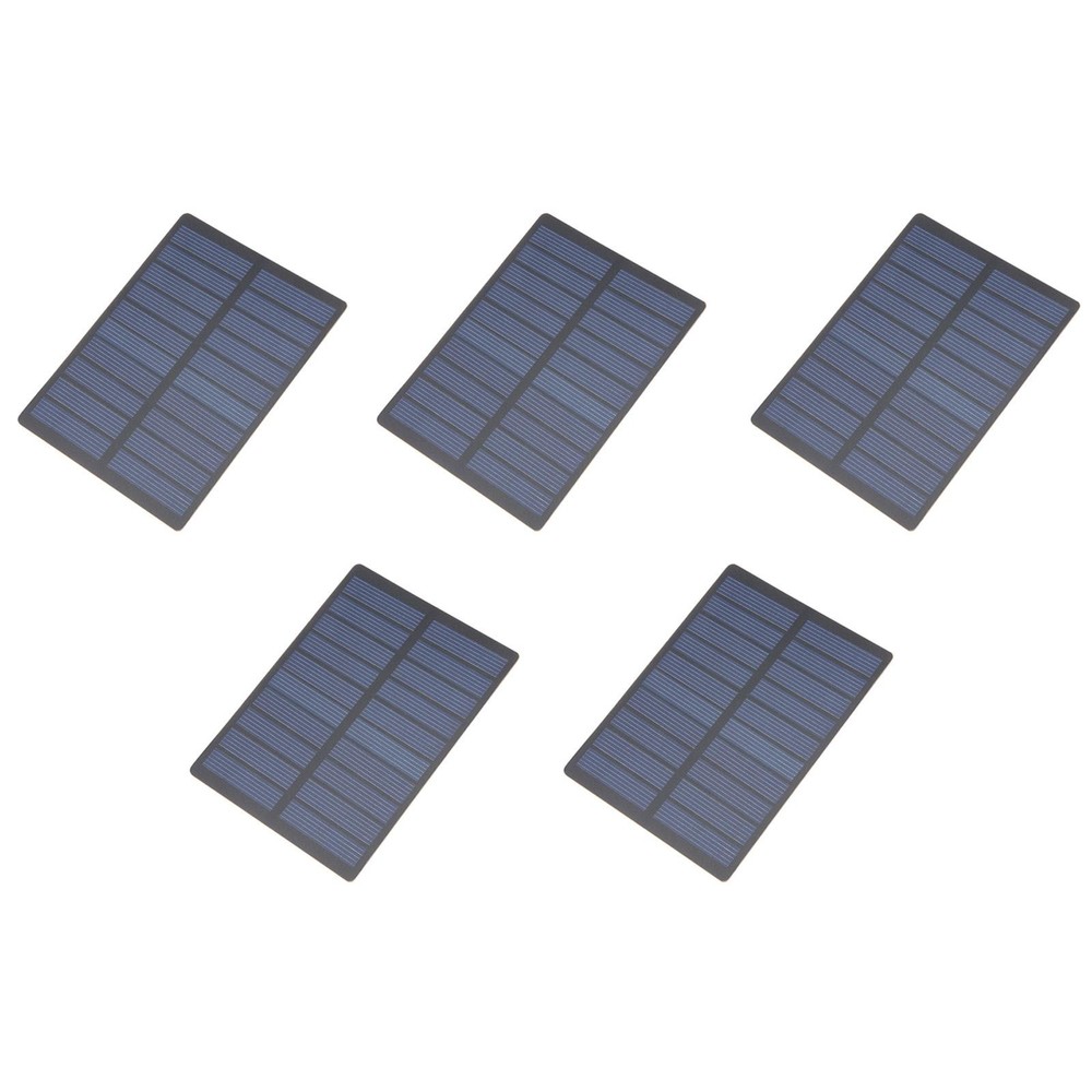 5 Pack 5V 1.3W 110mm x 80mm Mini Solar Panel Cell for DIY Electric Power Project