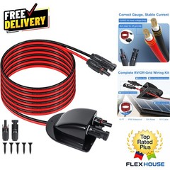 Versatile 10FT Solar Cable Entry Housing for RV, Van, Boat & Shed Installations