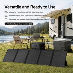 300W Portable Folding Solar Panel 36V 4-in-1 charging cable for Home RV Camping