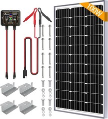 Solar Battery Charger 100W MPPT Maintainer Kit