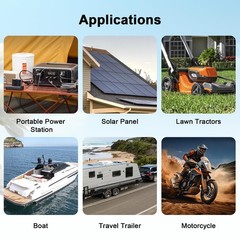 10AWG Solar Panel to SAE Adapter Cable 15FT SAE Connector Battery Cable PV So…