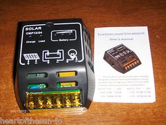 Solar charge controller regulator 12/24 V 10 amp 17 V – 38 V INPUT solar panels