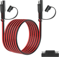 10FT 12AWG SAE Extension Cable, 12 AWG SAE to SAE Quick Disconnect Wire Harne…