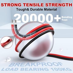 Oududianzi 100FT Solar Panel Wire 10AWG Tinned Copper PV Cable