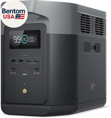 Portable Power Station DELTA 2 Max, 2400W LFP Solar Generator, Full Charge in 1