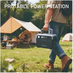 300W 230.4Wh Outdoor Portable Solar Power Station and Energy Storage Generator
