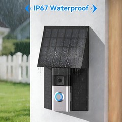 4W Solar Charger for Ring Doorbell – Waterproof USB-C Solar Panel, 1 Pack