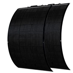Flexible Solar Panel 300W /2PCS 150W Fiberglass Monocrystalline Lightweight M…