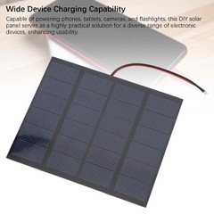 2PCS 1.5W 6V Small Solar Panels Monocrystalline Silicon DIY Solar Charging Panel