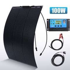 Solar Panel Kit with Solar Charrger Controller for Home 110V Grid Solar System