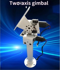 DC Dual-axis Pan-tilt Solar Tracking Monitoring Robot Large Load X-axis Y-axis